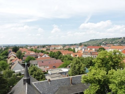 Ausblick vom Turm der Friedenskirche